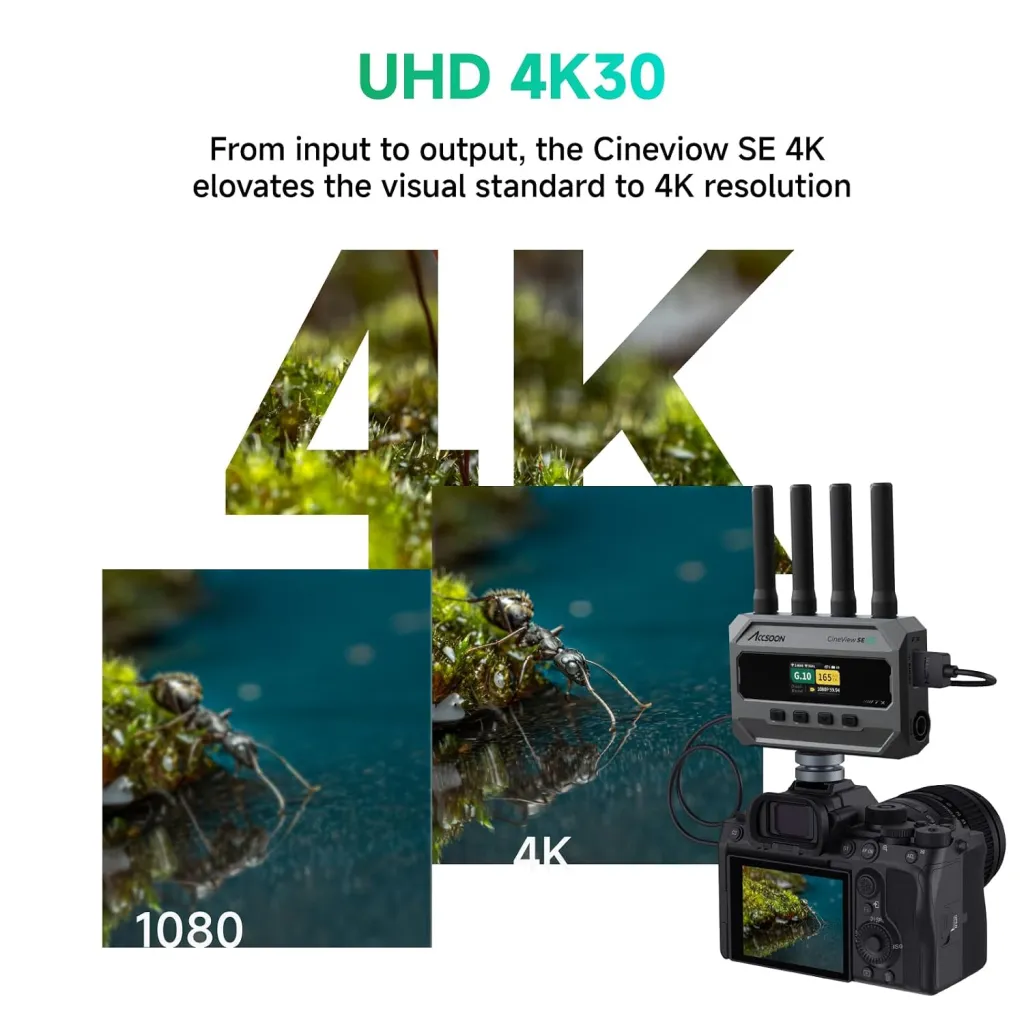Accsoon CineView SE 4K SDI/HDMI Wireless Video Transmission System