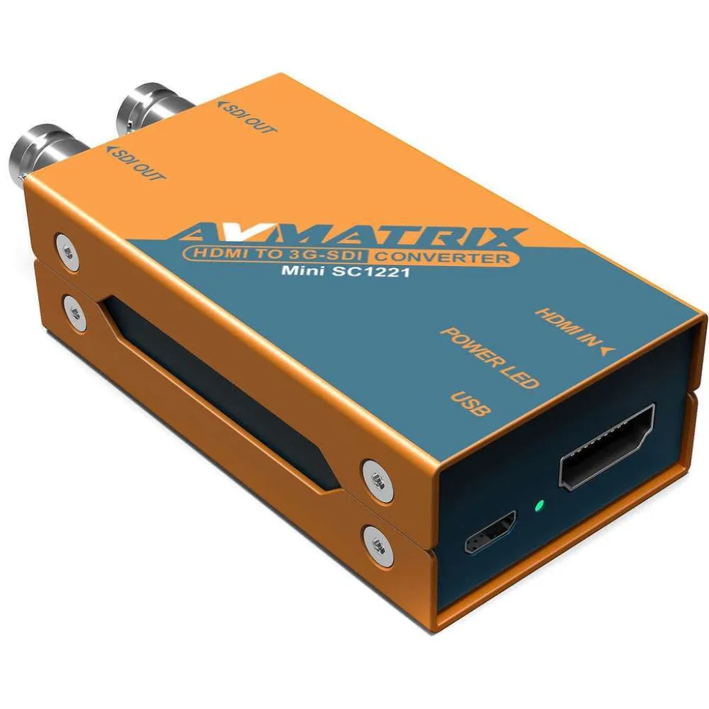 AV Matrix HDMI - SDI Converter with Powersupply