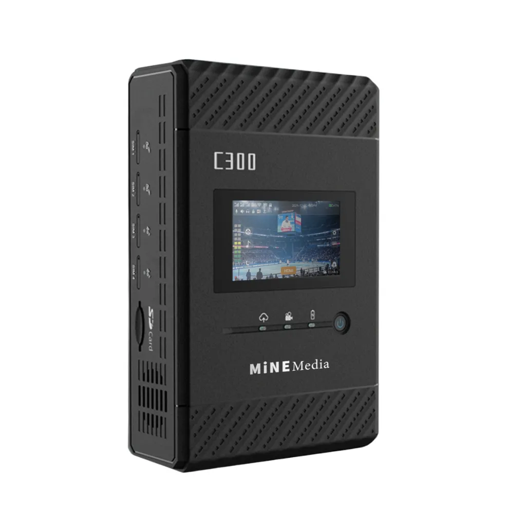 Mine C300 5G Encoder for Outdoor Streaming and Live Streaming
