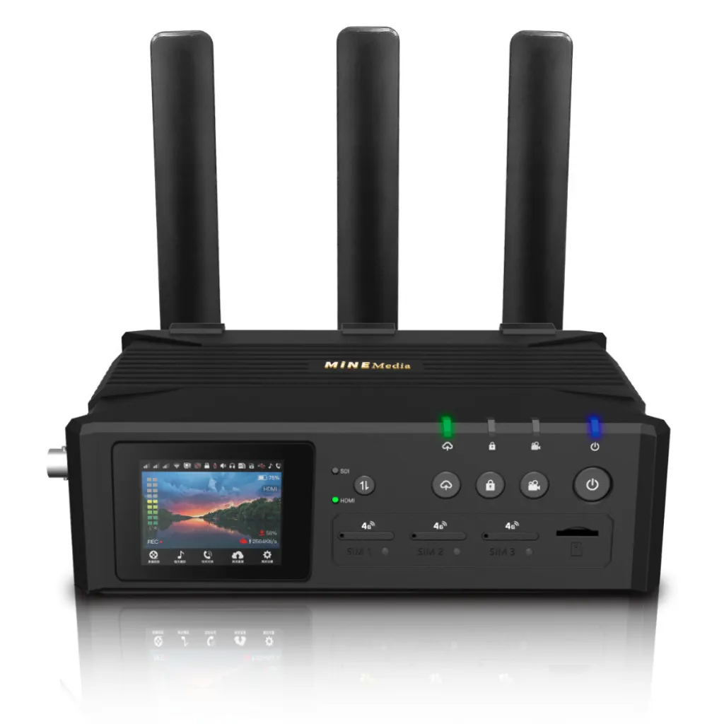 Mine Q8S 4G Live Bonding Video Encoder for Outdoor Streaming