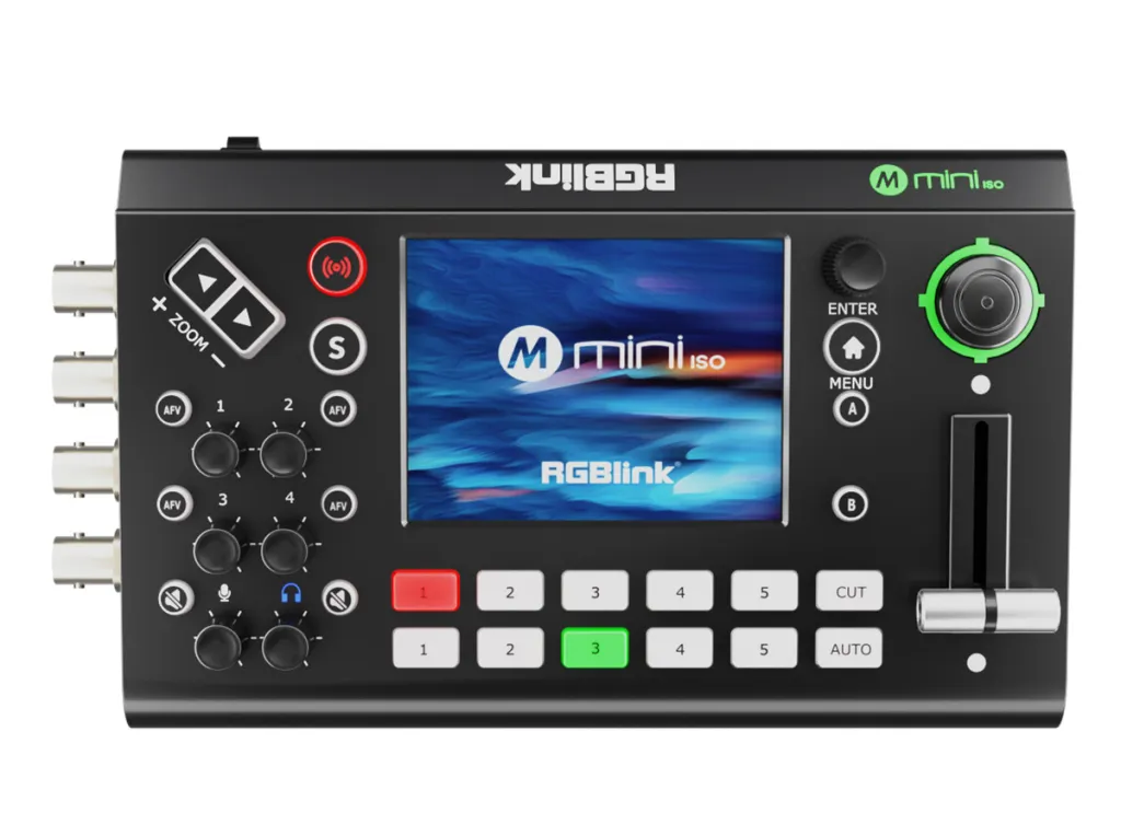 RGBlink MINI-ISO 10-Channel Video Mixer Switcher for Live Streaming