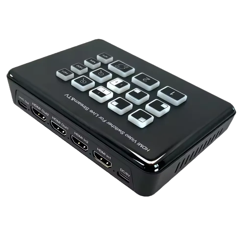 VIDEOCAST 2 Channel V2 Video Switcher with USB and HDMI Loop out