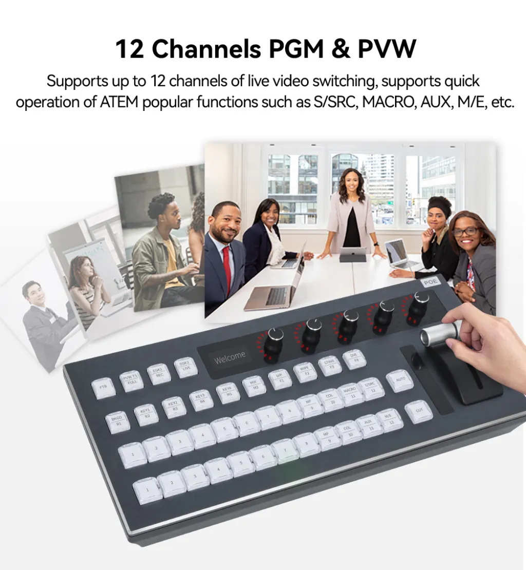 VIDEOCAST ATEM Switcher, OBS & Vmix Controller