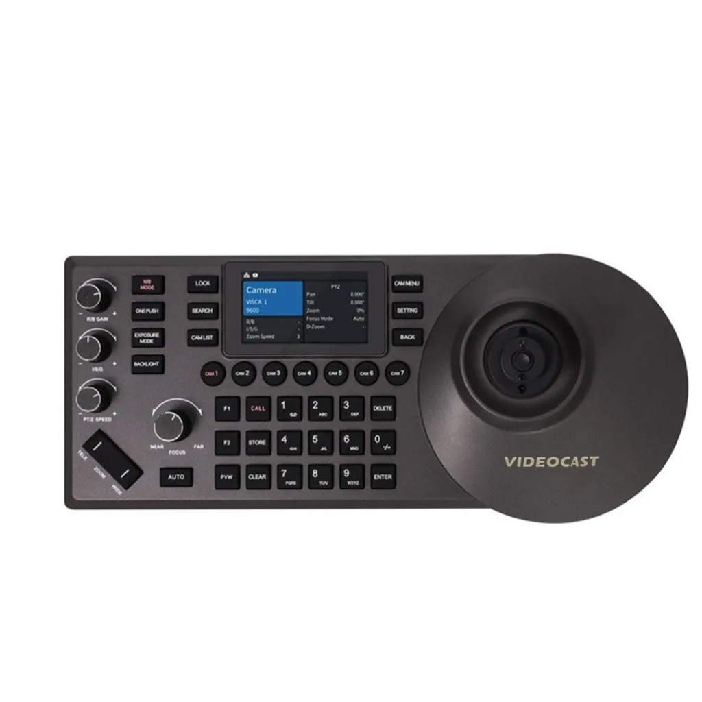 VIDEOCAST PTZ Camera Controller VC 51  control up to 7 PTZ Cameras