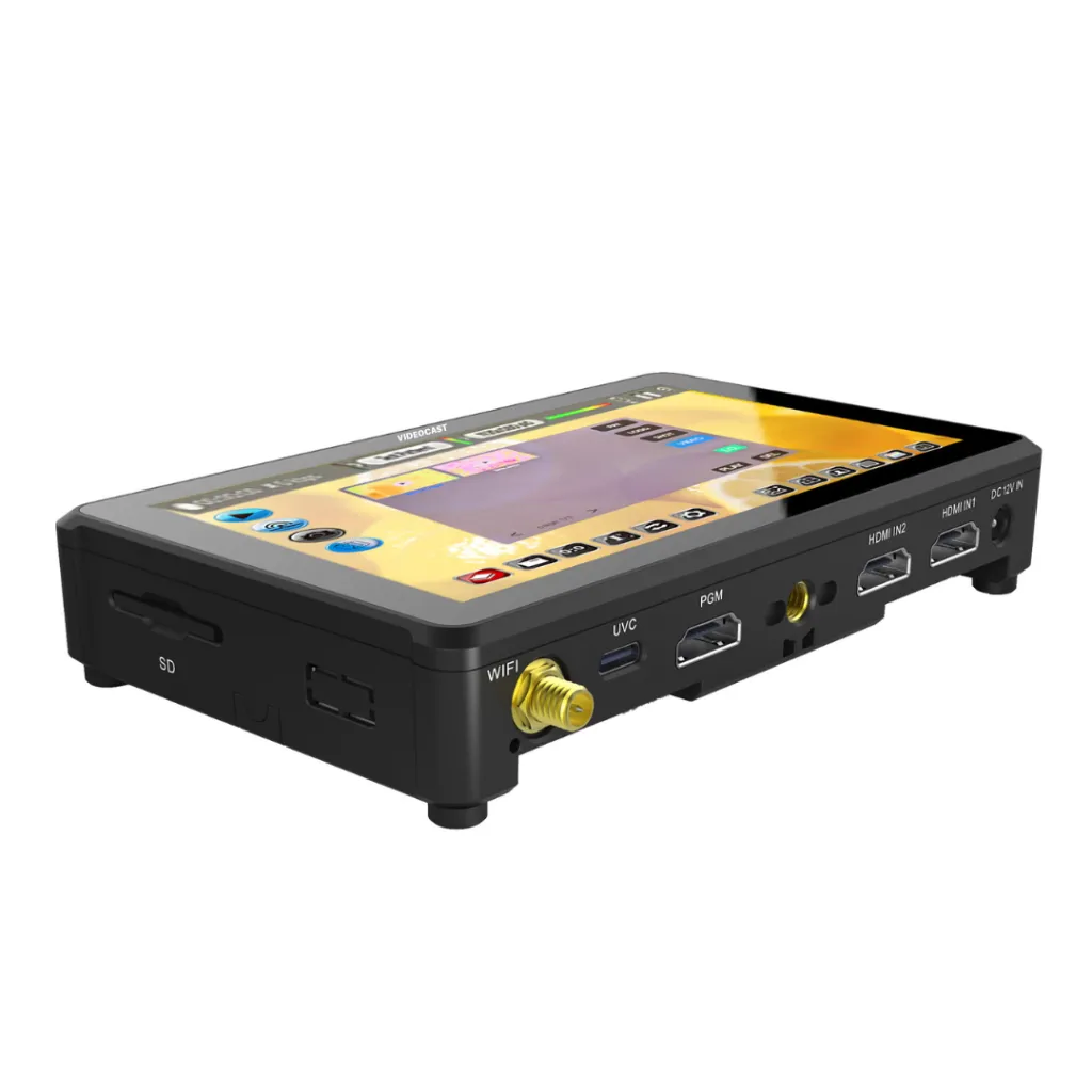 VIDEOCAST V5 Video Switcher Mixer for Live Streaming